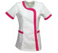 CASACCA ESTETISTA GIACCA MASSAGGIATRICE DONNA DA LAVORO CON BOTTONI A PRESSIONE