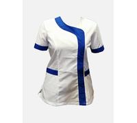 CASACCA ESTETISTA GIACCA MASSAGGIATRICE DONNA DA LAVORO CON BOTTONI A PRESSIONE