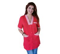 Casacca Grembiule Donna Maestra Supermercato Professionale Operaia Camice Lavoro