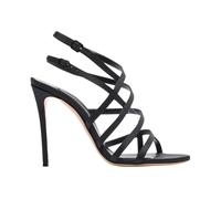 Casadei, ,Shoes ,Donna ,Nero ,40 EU Julia Satin Cage Sandali