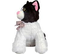 CasaDolceCasa Fermaporta da Pavimento,Simpatici Originali Animali Fermaporte In Stoffa Resistente Imbottitura Pesante e Resistenti (Gatto bianco e nero)