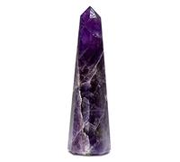 casaesport Obelisco in Ametista cm. ± 7.5-10 feng shui colonna di luce quarzo color viola