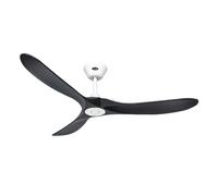 CasaFan 315229 Ventilatore da soffitto originale Eco con telecomando 14W 152 cm Nero/Bianco