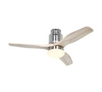 CasaFan Aerodynamix Eco 112 Ventilatore da soffitto Motore DC con luce e controllo 112 cm Legno naturale