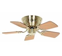 CasaFan Deckenventilator Classic Flat 75-III 5 Flügel 79 cm Messing Buche [EEK: Non valutato]