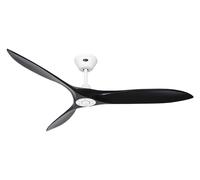 CasaFan Eco Airscrew Ventilatore da Soffitto 152cm Bianco & Nero con Telecomando [EEK: Non valutato]