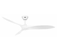 CasaFan Eco Airscrew Ventilatore da Soffitto Bianco Opaco 152 cm con Telecomando [EEK: Non valutato]