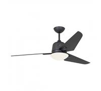 CasaFan Eco Aviatos 132 BG-BG Ventilatore da Soffitto con Motore DC, Luce e Controllo 24W Grigio Basalto