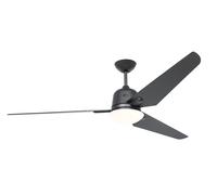 CasaFan Eco Aviatos Ventilatore da Soffitto 162 cm Basalt Grigio con Telecomando [EEK: Non valutato]