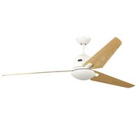 CasaFan Eco Aviatos Ventilatore da Soffitto 162 cm Bianco & Acero con Luce [EEK: Non valutato]