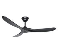 CasaFan Eco Genuino Ventilatore da Soffitto 152 cm Opaco Nero con Telecomando [EEK: Non valutato]