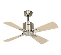 CasaFan ECO NEO III 92 MA-AH/BU, ventilatore soffitto ottone antico con pale reversibili