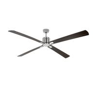 CasaFan Eco Neo III BN-NB/KI Ventilatore da Soffitto con Controllo Luce Motore e Pale Reversibili 28W