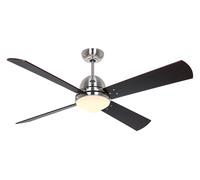 CasaFan Libeccio Ventilatore Da Soffitto Con Lampada Cromo Opaco Con Telecomando