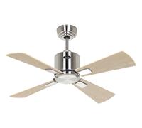 CasaFan Smart Ventilatore da Soffitto DC NEO 92 cm Telecomando Cromo Opaco [EEK: Non valutato]