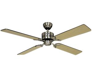 CasaFan Telesto Deckenventilator 132 cm Crom Spazzolato Con Telecomando 4 Pale [EEK: Non valutato]