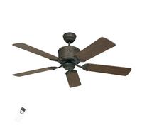 CasaFan Ventilatore da soffitto ECO ELEMENTS, noce/marrone, Ø 132 cm, silenzioso CASAFAN