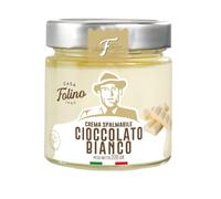 CasaFolino Crema Spalmabile al Cioccolato Bianco 220 g - Gusto Dolce e Cremoso - Senza Olio di Palma - Dolce Gourmet