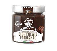 CasaFolino Crema Spalmabile al Cioccolato Fondente 220 g - Gusto Intenso e Vellutato - Senza Olio di Palma - Dolce Gourmet