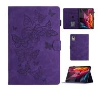 CASAFUNY Custodia Cover per Lenovo Tab K11 Plus 11,45" 2024 Protettiva con Supporto e Funzione di Supporto Pelle PU Flip Tablet Case Cover per Lenovo Tab K11 Plus (TB352FU) 11,45 Pollici, Viola