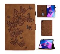 CASAFUNY Custodia Cover per Lenovo Tab M10 3rd Gen 10.1 Pollici Copertura protettiva con Supporto e Auto Svegliati/Sonno Cover per Lenovo Tab M10 2022 TB-328FU/TB-328XU, Marrone