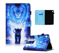 CASAFUNY Custodia Cover per Samsung Galaxy Tab A8 10.5 Pollici (SM-X200/X205/X207), Custodia Protettiva Magnetica Cover con Sonno Sveglia per Samsung Galaxy Tab A8 2022/2021, Leone