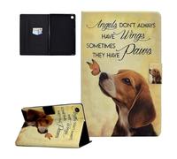 CASAFUNY Custodia per Lenovo Tab M10 3rd Gen 10.1 Pollici Custodia Protettiva Magnetica Cover con TPU Copertura per Lenovo Tab M10 2022 TB-328FU/TB-328XU, Cane giallo