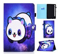 CASAFUNY Custodia per Lenovo Tab P12 12.7 pollici 2023 Custodia Protettiva Magnetica Cover con Auto Svegliati/Sonno TPU Copertura per Lenovo Tab P12 2023, Panda stella