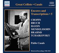 Pablo Casals Encores and Transcriptions 5 (CD) Album