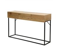 Casâme Console 3 Tiroirs décor Chêne L120cm