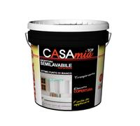 CASAmia TOP Pittura Murale Semilavabile Traspirante per interni 14 Lt Colore BIANCO - Colorificio Area 51