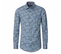 Casamoda Camicia Da Uomo Maniche Lunghe Casual Fit Blu Floreale 444307300 100