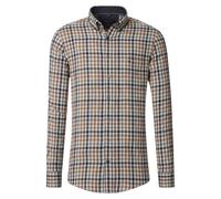 CasaModa Camicia Uomo Langarmn Casual Fit Beige Blu a Scacchi 444306900 600