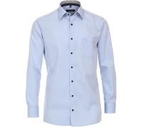 CASAMODA Camicie business tinta unita Comfort Fit, Azzurro, 53