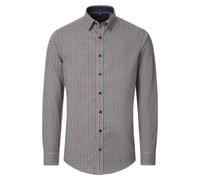 CasaModa Manica Lunga Uomo Casual Fit Arancia Blu Minimal 444362500 450