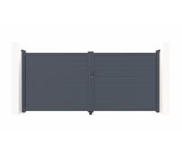 Casanoov Cancello a battente in alluminio 3,5m EIGER 350B180