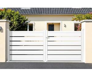 Casanoov Cancello a battente in alluminio 3m VOGEL 300B120 BIANCO