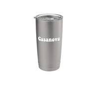 Casanova vintage anni '70 Bicchiere termico in acciaio inox doppia parete