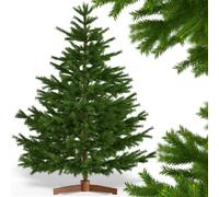 CASARIA® Albero di Natale Premium Artificiale 150x90cm Legno Naturale Rami Densi PVC Stampato ad Iniezione Abete Verde
