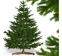 CASARIA® Albero di Natale Premium Artificiale 180x110cm Legno Naturale Rami Densi PVC Stampato ad Iniezione Abete Verde
