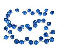 Casaria Catena Luminosa LED 40 Palline di Natale 2m a Batteria Timer Esterni 8 Effetti Luminosi Blu