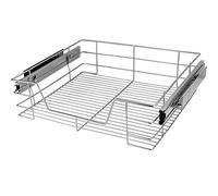 Casaria® Cestello Estraibile Sottolavello 60cm 20kg Cassetto Telescopico Metallo Guide Scorrevoli Cucina Cestelli Cucina Cassetti Estraibili