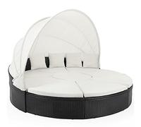 Casaria Isola Prendisole Polyrattan Ø230 Baldacchino Cuscini Lettino Set Lounge Componibile