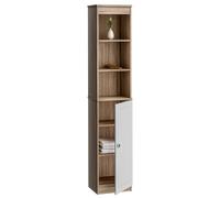 Casaria® Mobile Alto Bagno 6 Ripiani 170x34x26cm Armadio Salvaspazio Mobiletto Asciugamani Mobili a Colonna Arredo Bagno Mobiletti Salvaspazio