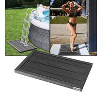 Casaria Pedana Elemento per Pavimento Base Doccia Solare Scaletta Piscina 101x63x5,5cm Fino a 300kg