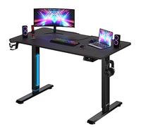 Casaria Scrivania Regolabile in Altezza Ergonomica 2 Promemoria Timer Max. 120kg Portabevande