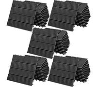 Casaria Set 55 Pezzi Piastrelle da Giardino 30x30cm 5m² in WPC Resistente Mattonelle ad Incastro per Pavimento Terrazza Balcone Esterno Sistema a Clic