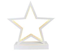 Casaria Stella di Natale a LED Luce Bianca Calda Wireless a Batteria Lampada Deco Addobbi Luminosi