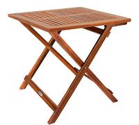 Casaria Tavolo da Giardino 70x70 cm in Legno