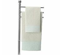 Casatessile Coppia di Asciugamani Bagno in Cotone Chiara Set Asciugamani 2 Pezzi Viso e Bidet. - Verde